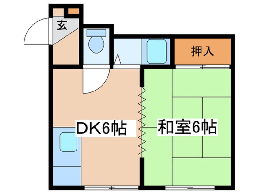 間取図 堤ハイツ　Ａ