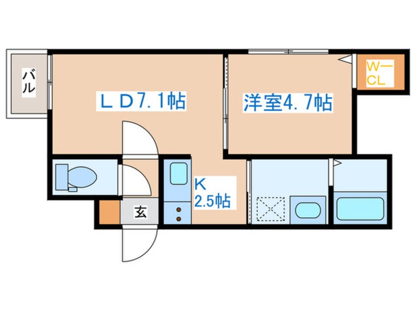 間取図 LIERRE発寒南