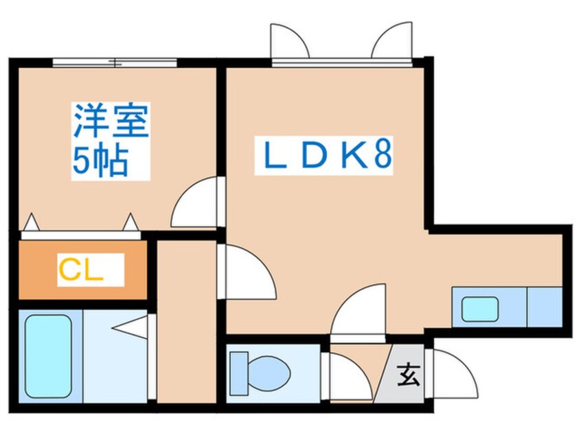 間取図 フォレスト栄通