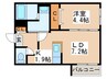 カレラＮ３５ 1LDKの間取り