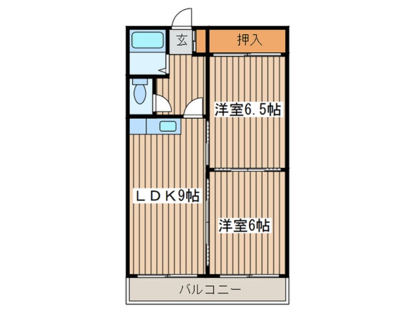 間取図 リバ－デンス東麻生