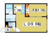 CIAFUL 1LDKの間取り