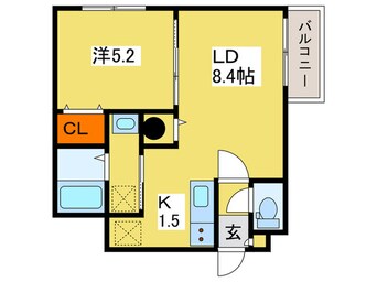 間取図 アルシオーネＮ４