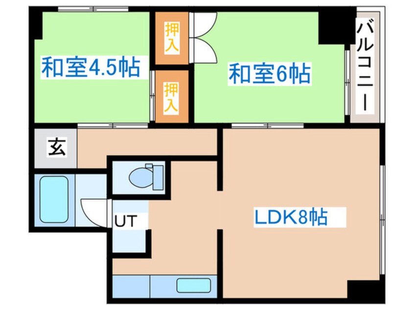 間取図 朝日レジデンス