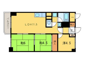 間取図 平岸ハイツ第１