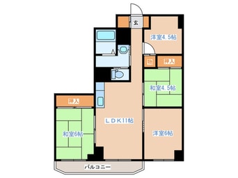 間取図 平岸ハイツ第１