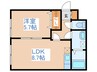 アビタ元町 1LDKの間取り