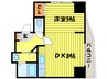 リライエンス円山 1DKの間取り