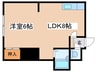 パレスエイト 1LDKの間取り
