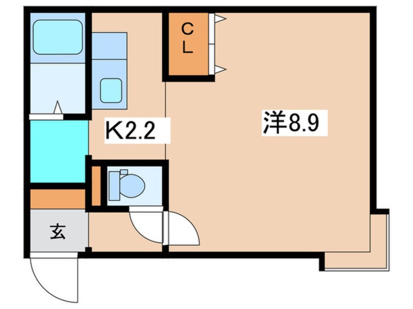 間取図 エルムパ－ク白石