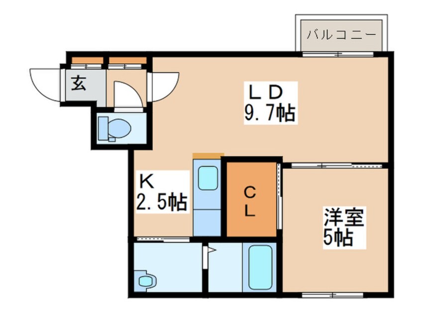 間取図 YU-COURT北22条