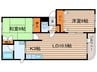 プル－デンス西岡２ 2LDKの間取り