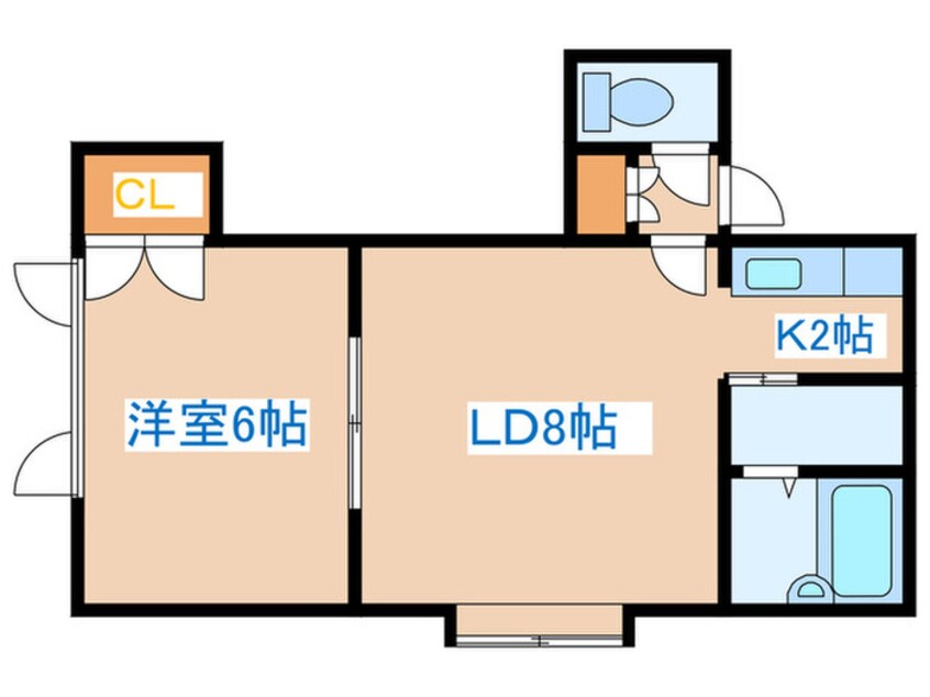 間取図 リブレ発寒ウエストウイング