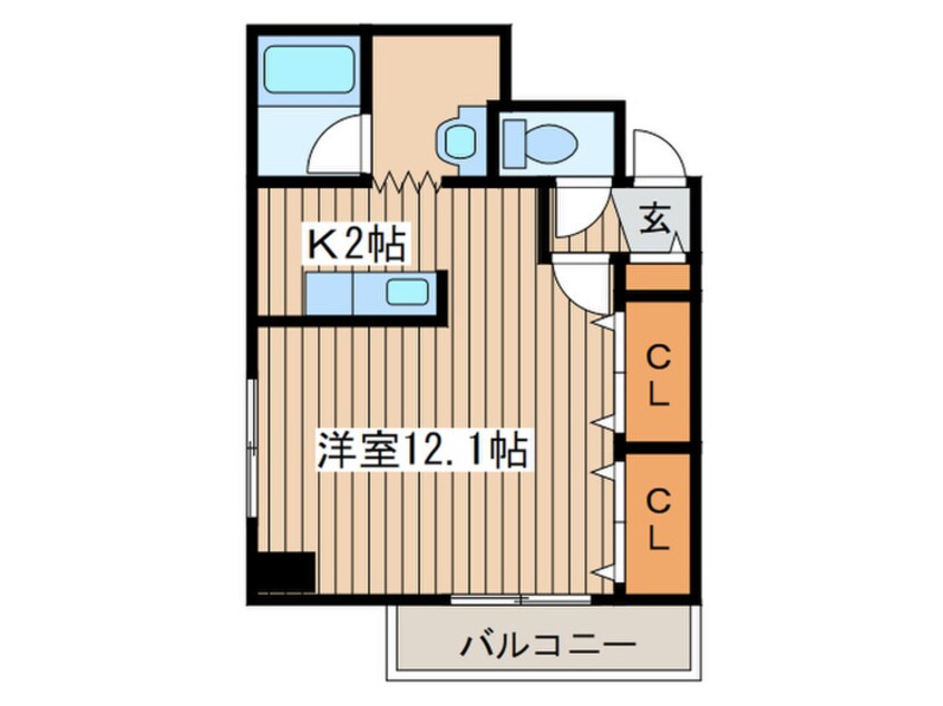 間取図 Piacere(ﾋﾟｱﾁｪｰﾚ）