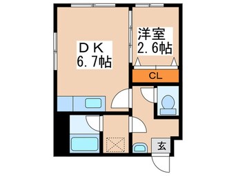 間取図 ラムズ西岡旭堂