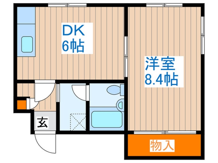 間取り図 南４条ハイツ