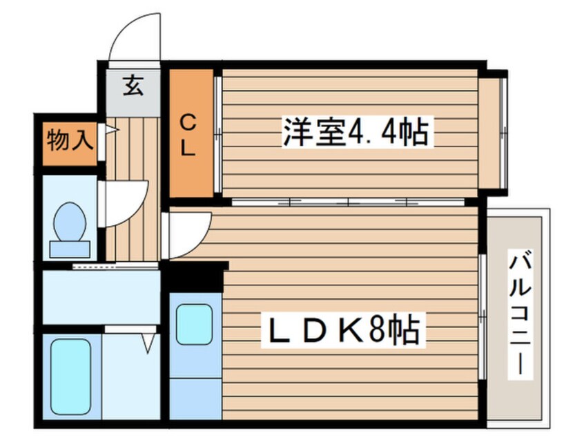 間取図 クリスタル北２４条