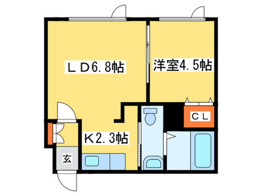 間取図 ブランノワ－ルＮ１４.ｅｘｅ