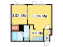 ブランノワ－ルＮ１４.ｅｘｅの間取図