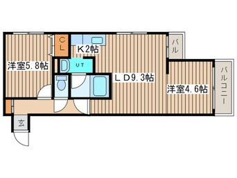 間取図 ア－バンコ－ト栄町