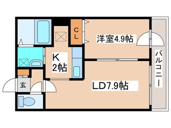 間取図 クレア北２８条