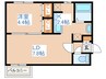 クレア北２８条 1LDKの間取り