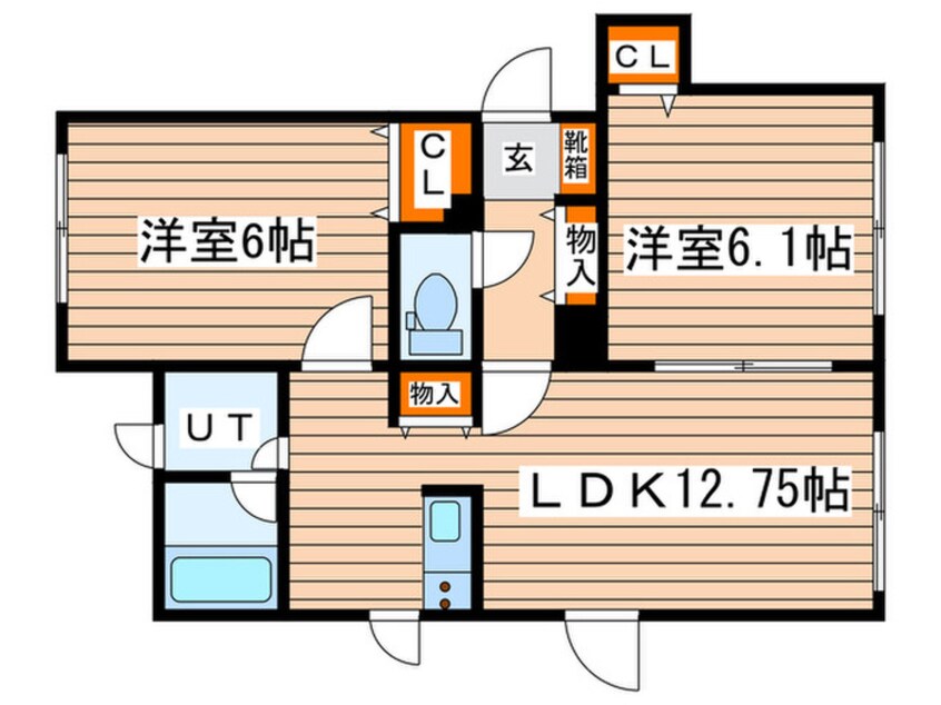 間取図 パ－クサイドセトルⅡ