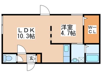 間取図 Oak行啓