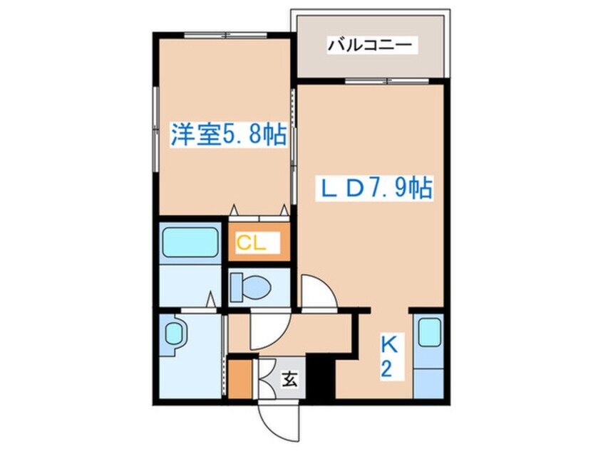 間取図 アバンセ発寒