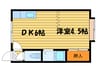 シャトレ－平岸Ⅱ 1DKの間取り
