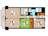 カナルハイツ 3LDKの間取り