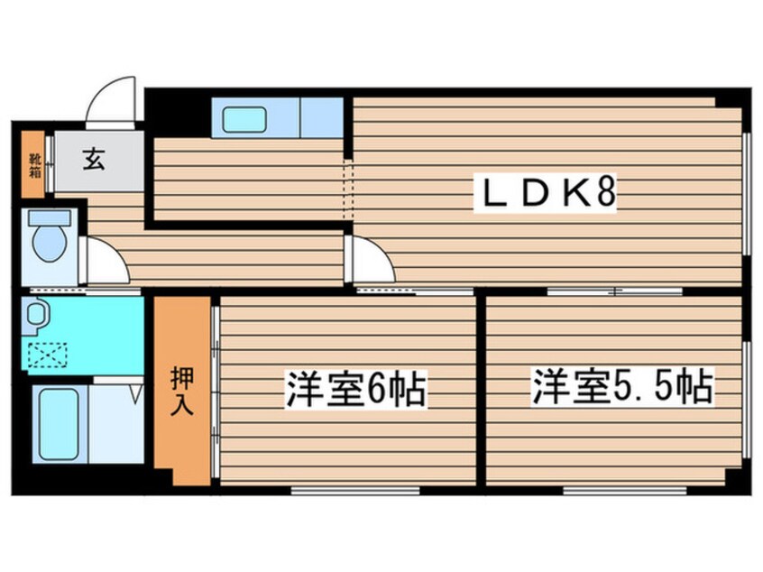 間取図 ライフゾ－ン野口