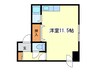 サンライズ 1Rの間取り