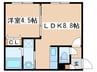 ＢＡＣＨＩＫＯＩ　Ｖｅｒ．２ 1LDKの間取り