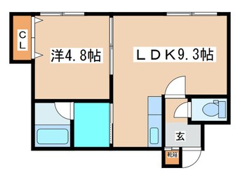 間取図 LEE　TOWN　D