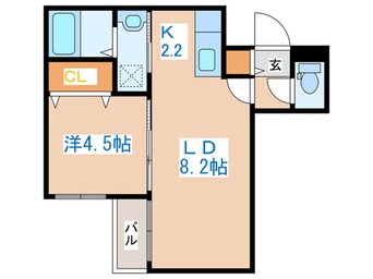 間取図 プリオール二十四軒