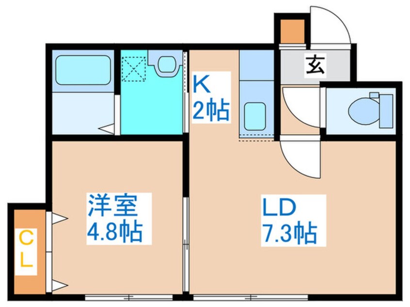 間取図 LEE　TOWN　E