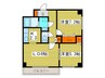 フィラコ－ト北１１条 2LDKの間取り