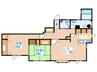 山の手６－４　１F 2LDKの間取り