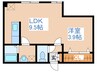 クレアトゥール麻生 1LDKの間取り