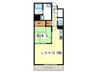 アルファスクエア円山 1LDKの間取り