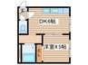 ノｰス２６ 1DKの間取り
