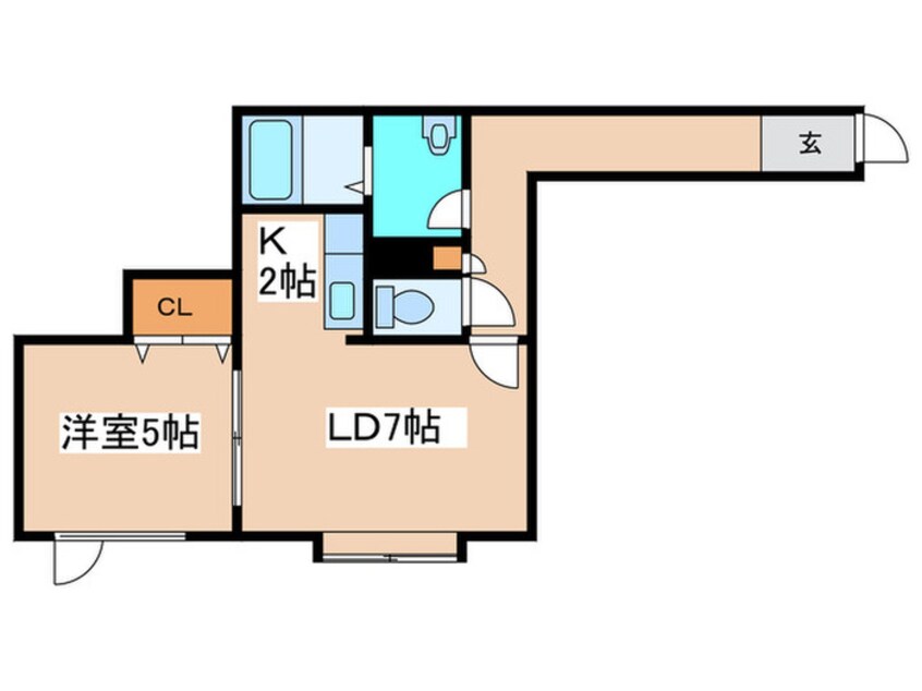 間取図 メゾンラフレ