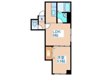 間取図 リベルティ医大前