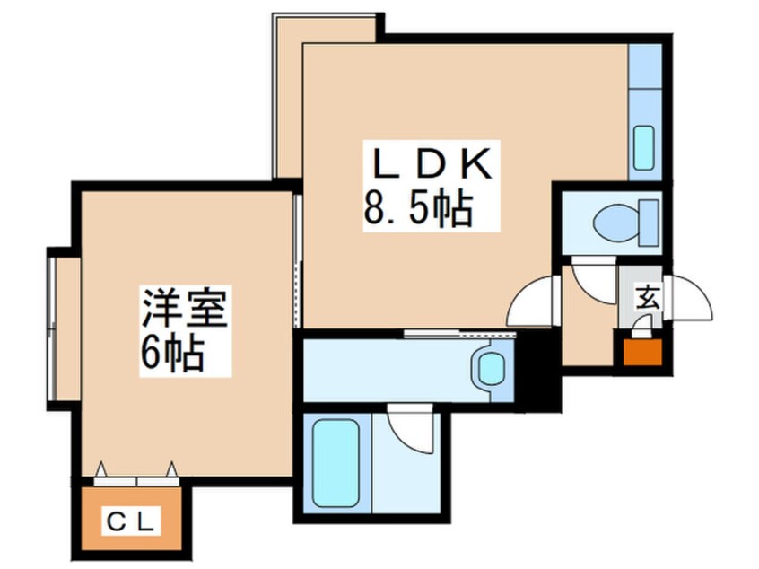 間取図 リーベンス南10条
