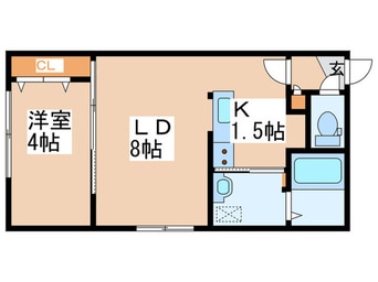 間取図 プレシェルト創成川イーストＢ棟