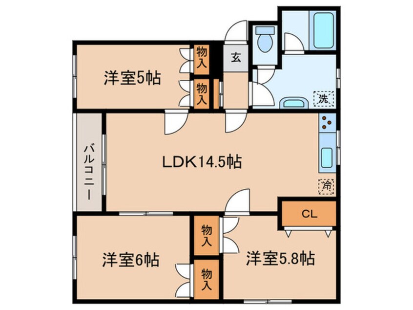 間取図 メゾンドノエル