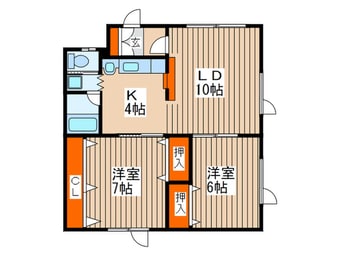 間取図 アネトス発寒南