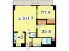 ハイムエルデＺＷ 2LDKの間取り