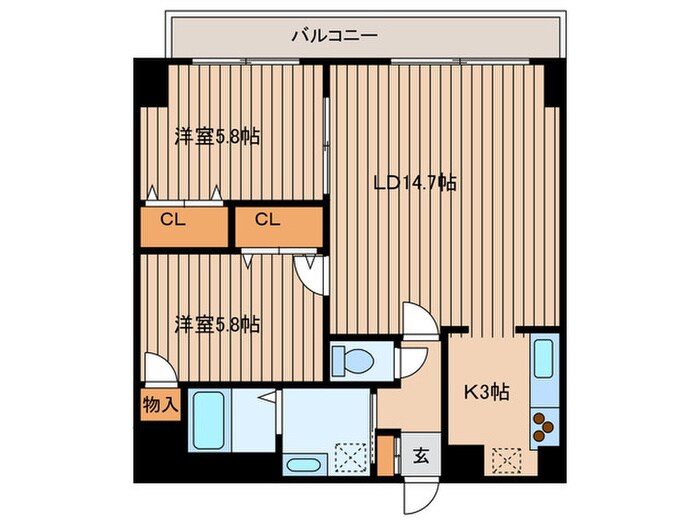 間取り図 ハイムエルデＺＷ